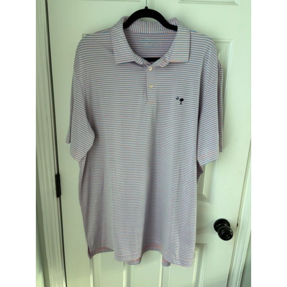 Vineyard Vines On the Go Sankaty Polo Mens Stripe Size XL